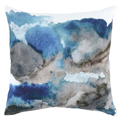 Blue Multi 100% Textured Cotton Pattern VP Isla 20x20 Collection