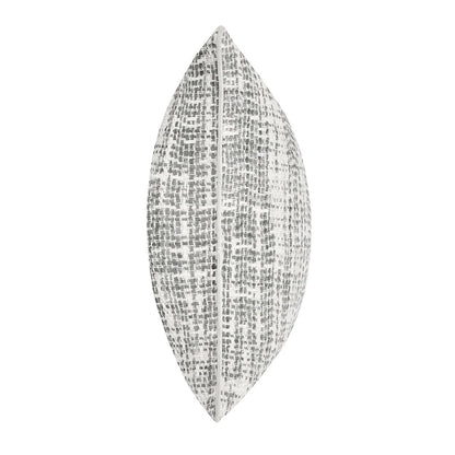 Gray/Ivory Textured Linen Blend Pattern TW Brax 22x22 Collection