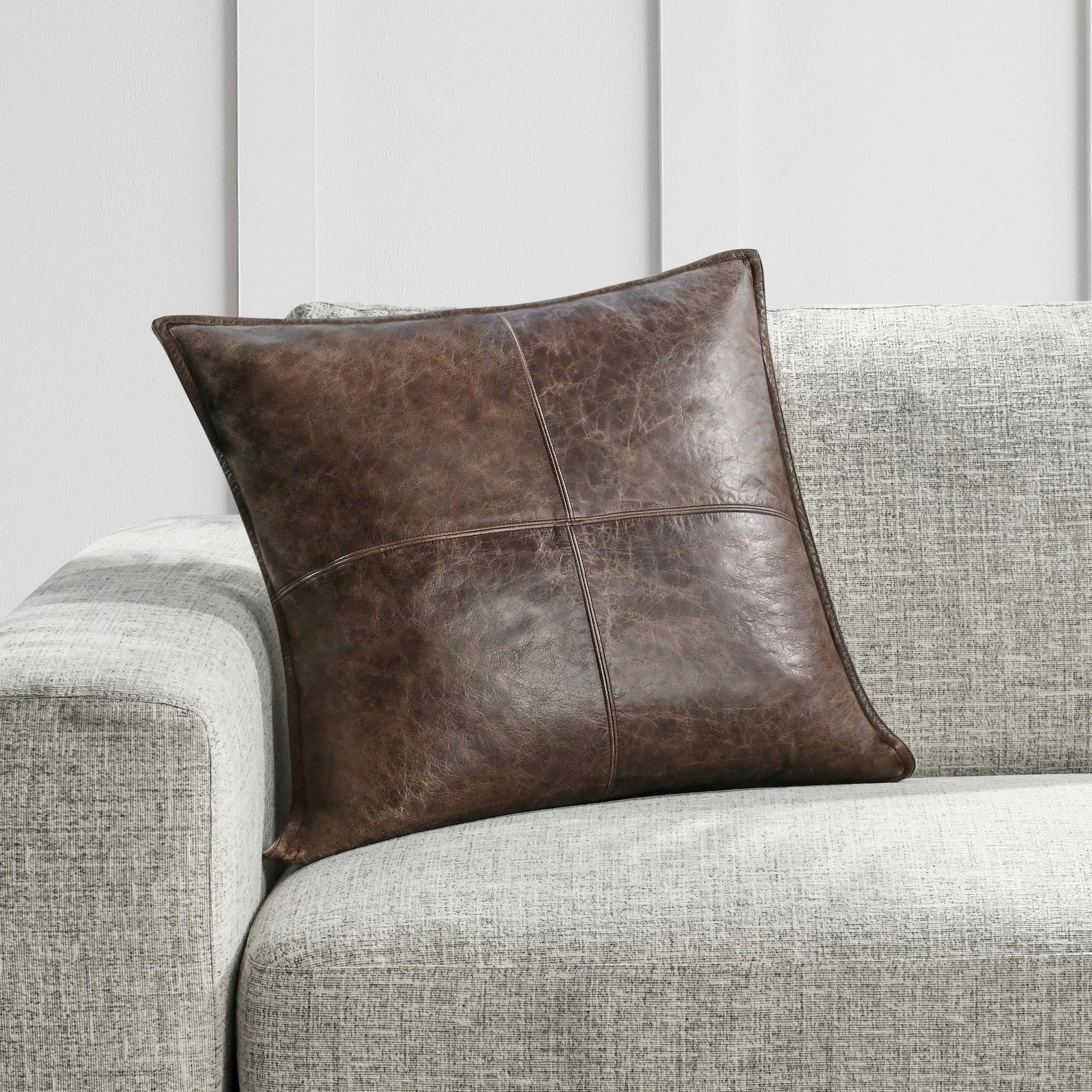 Parsons Cocoa 100% Leather Solid SLD Leather Multiple Sizes Collection