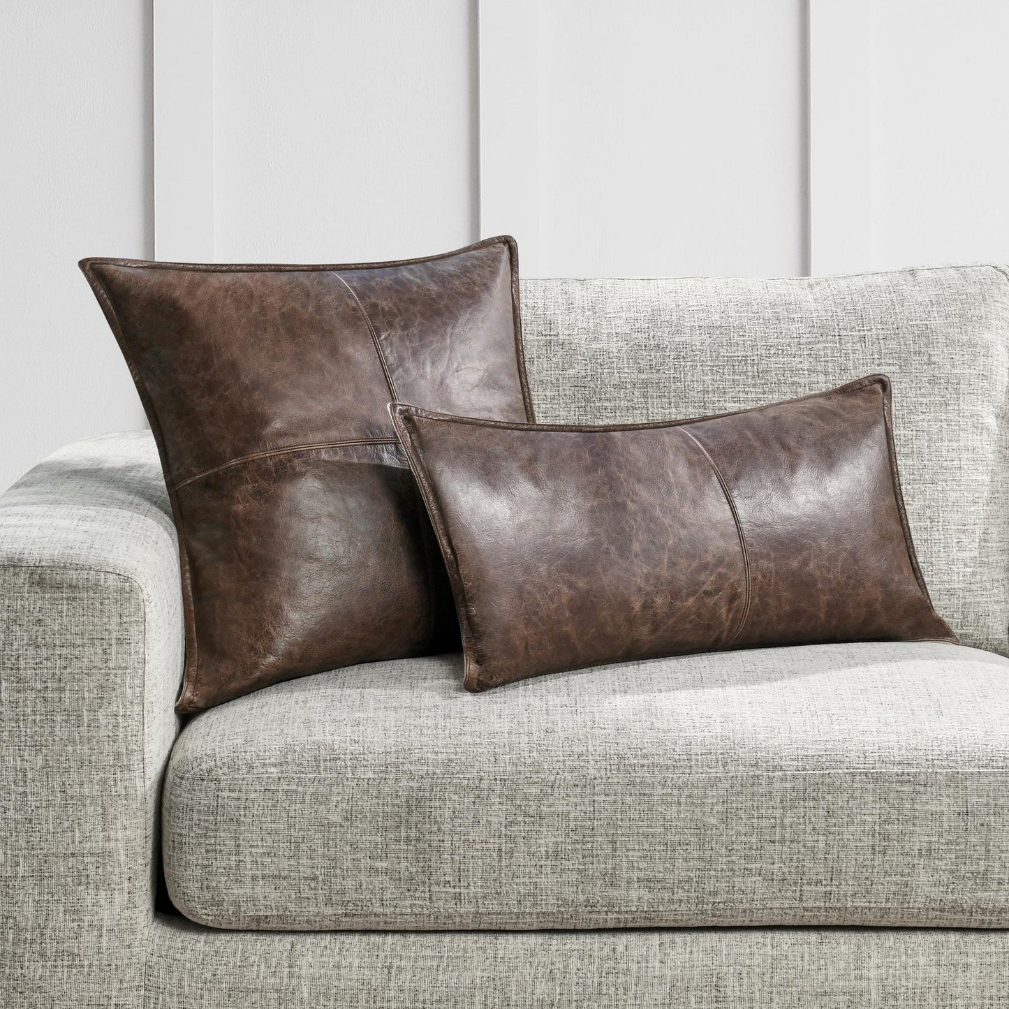 Parsons Cocoa 100% Leather Solid SLD Leather Multiple Sizes Collection