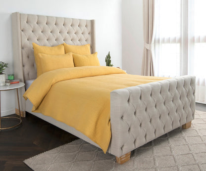 Sunflower 100% Cotton Voile Quilts & Comforter Danica Quilt Collection