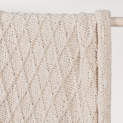 Ivory 100% Cotton Blankets & Throw TC Catalina Throw 50x70 Collection