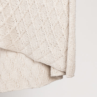 Ivory 100% Cotton Blankets & Throw TC Catalina Throw 50x70 Collection