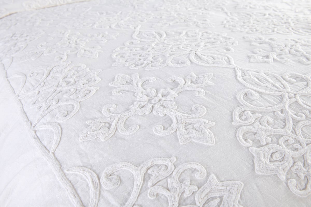 White 100% Cotton Duvet Cover Reagan Duvet Collection Collection
