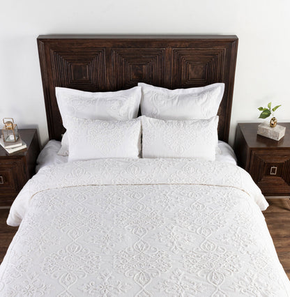 White 100% Cotton Duvet Cover Reagan Duvet Collection Collection