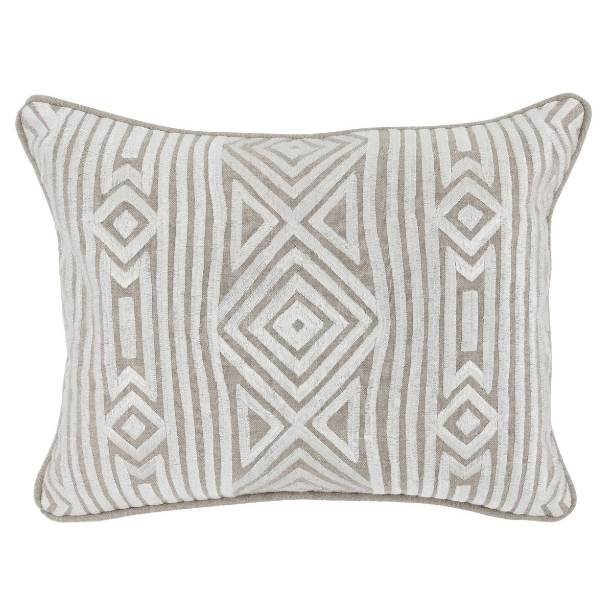 Natural/Ivory 50% Cotton/50% Linen Pattern IN Raleigh 12x16 Collection