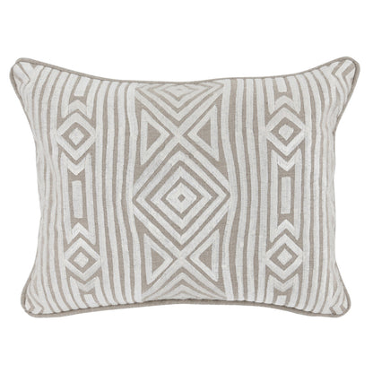 Natural/Ivory 50% Cotton/50% Linen Pattern IN Raleigh 12x16 Collection