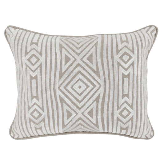 Natural/Ivory 50% Cotton/50% Linen Pattern IN Raleigh 12x16 Collection