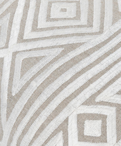 Natural/Ivory 50% Cotton/50% Linen Pattern IN Raleigh 12x16 Collection