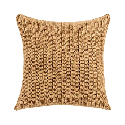 Honey 100% Belgian Flax Linen Solid SLD Macie 22x22 Collection