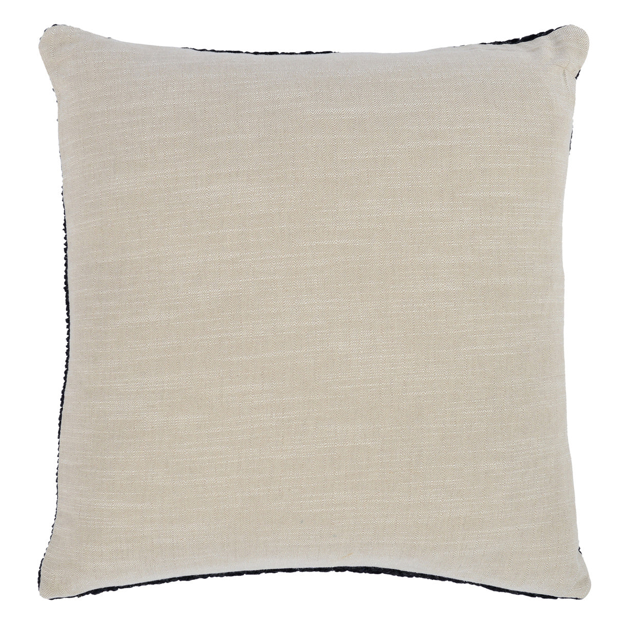 Black 100% Belgian Flax Linen Solid SLD Macie 22x22 Collection
