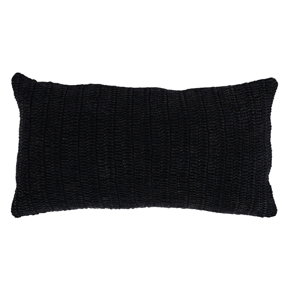 Black 100% Belgian Flax Linen Solid SLD Rina Multiple Sizes Collection