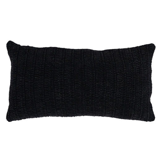 Black 100% Belgian Flax Linen Solid SLD Rina Multiple Sizes Collection