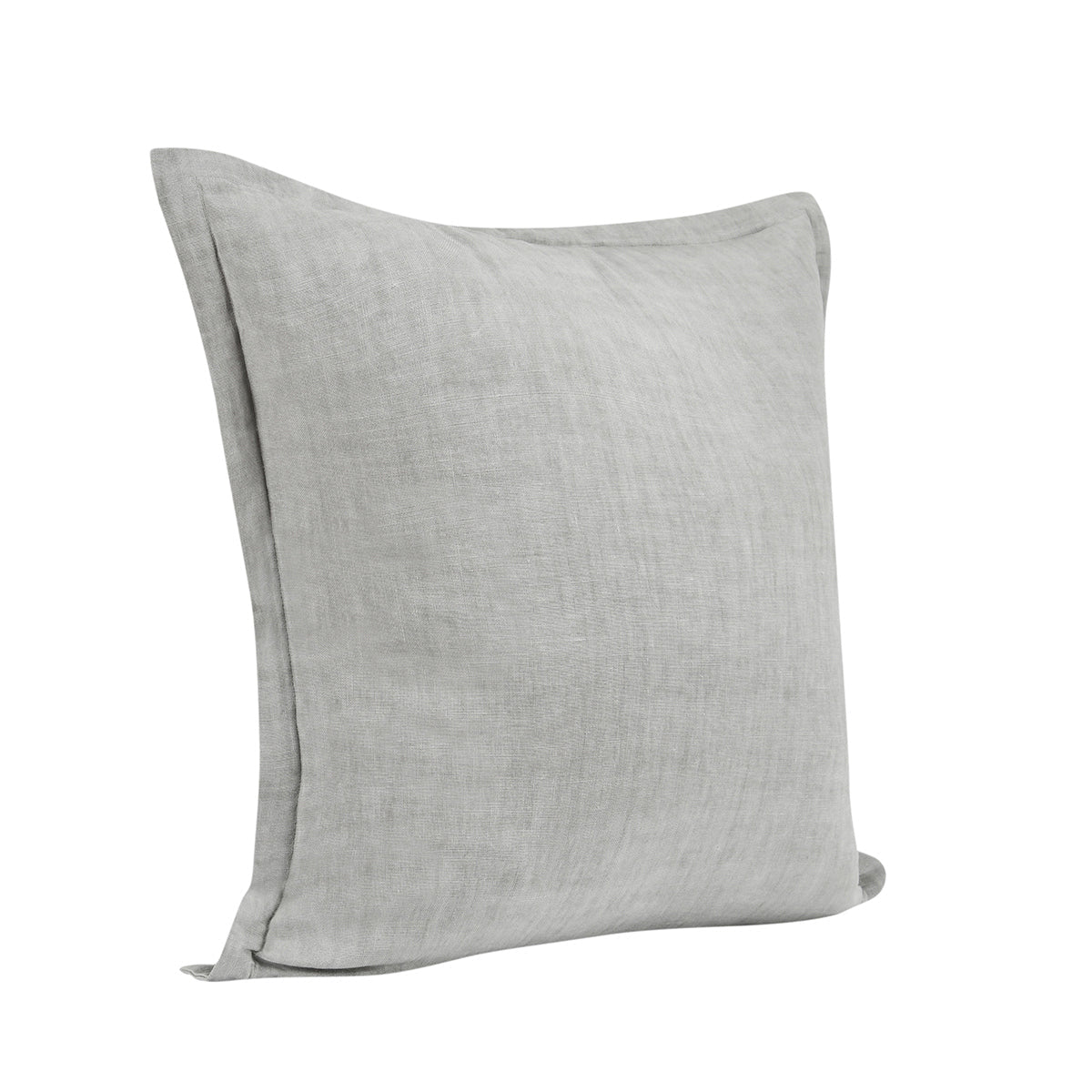 Gray 100% Belgian Flax Linen Solid SLD Solstice 22x22 Collection