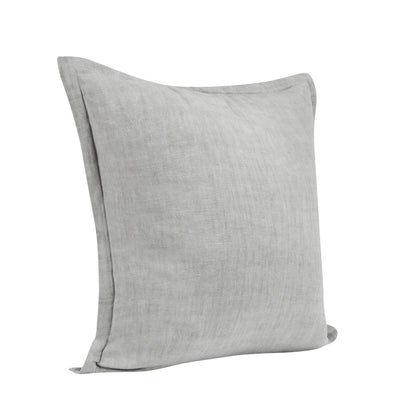 Gray 100% Belgian Flax Linen Solid SLD Solstice 22x22 Collection
