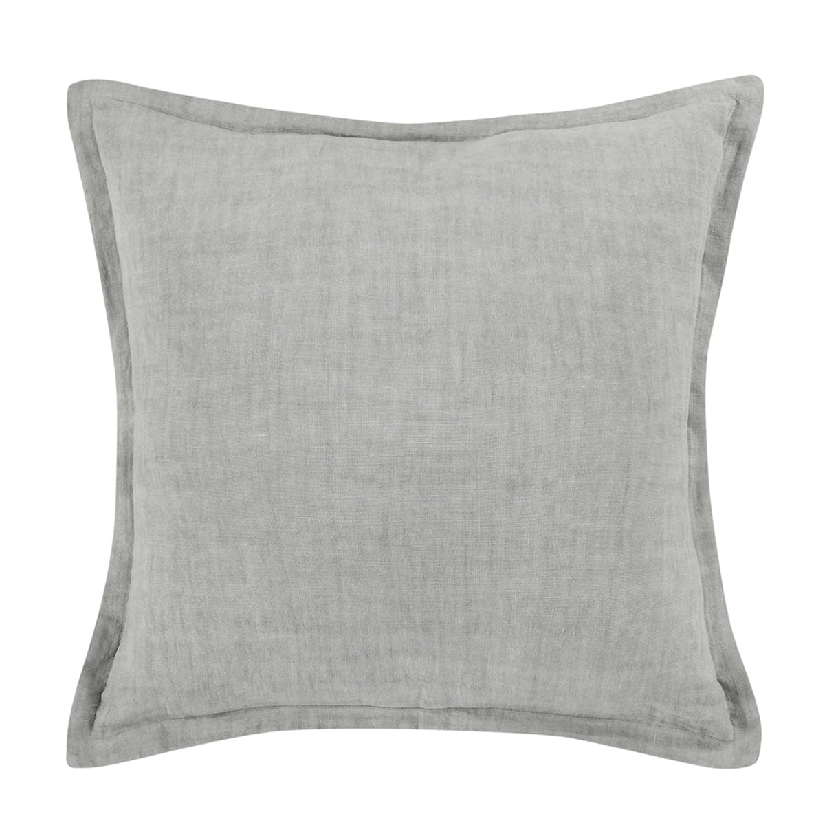 Gray 100% Belgian Flax Linen Solid SLD Solstice 22x22 Collection