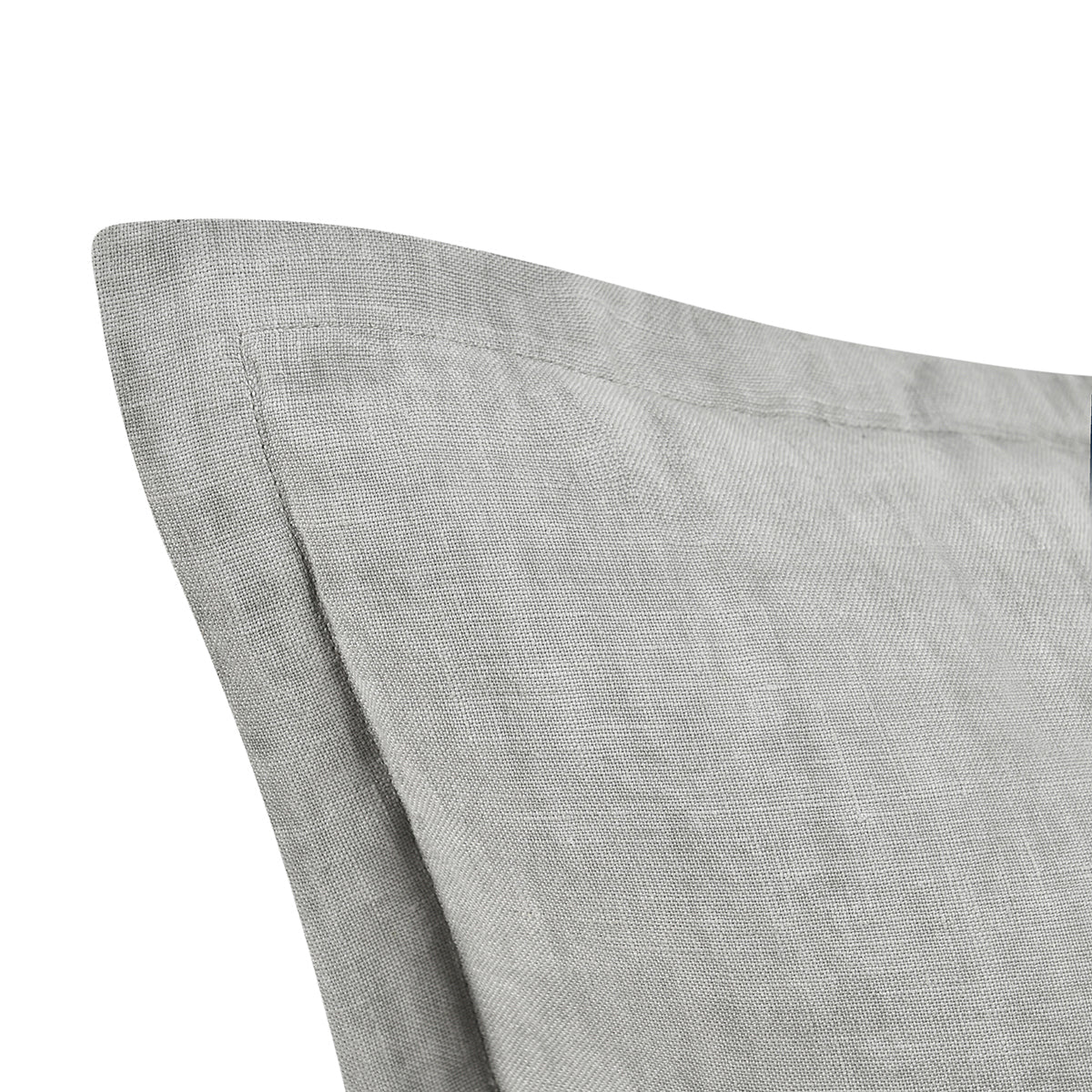Gray 100% Belgian Flax Linen Solid SLD Solstice 22x22 Collection