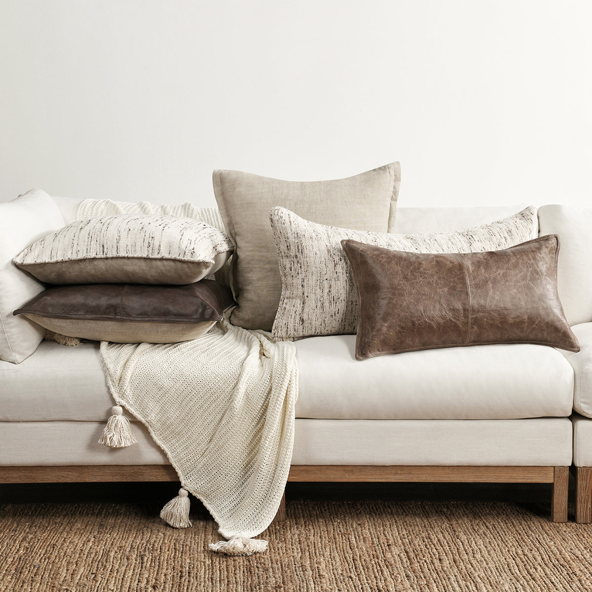 Refined Pillows & Throw