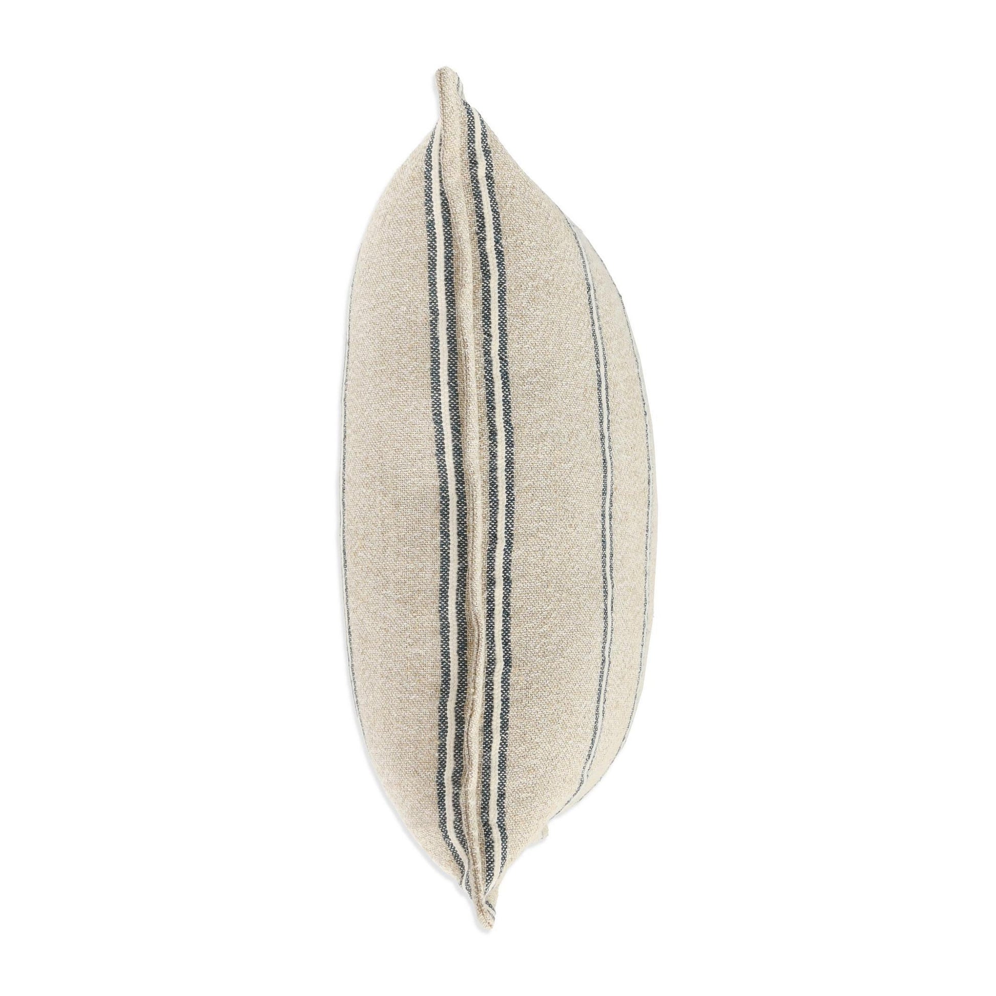 Natural/Blue 70% Linen/ 30% Cotton Pattern CP Delgada Multiple Sizes Collection