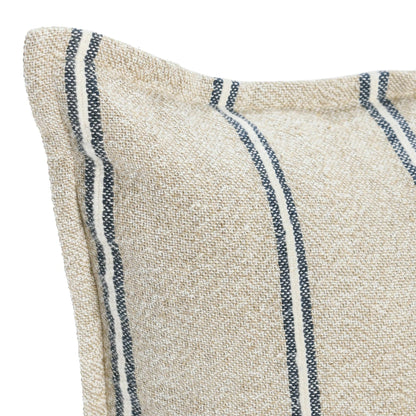 Natural/Blue 70% Linen/ 30% Cotton Pattern CP Delgada Multiple Sizes Collection