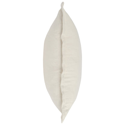 Ivory 100% Belgian Flax Linen Solid SLD Solstice 22x22 Collection