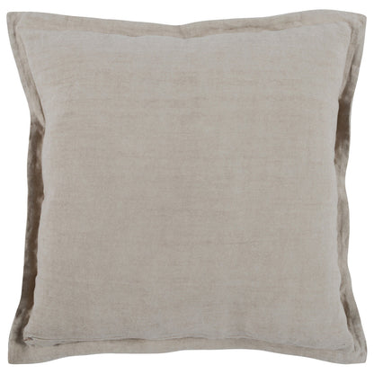 Natural 100% Belgian Flax Linen Solid SLD Solstice 22x22 Collection