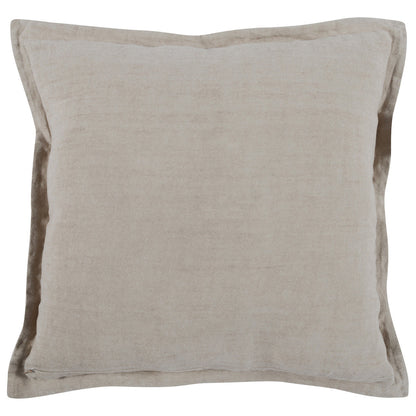 Natural 100% Belgian Flax Linen Solid SLD Solstice 22x22 Collection