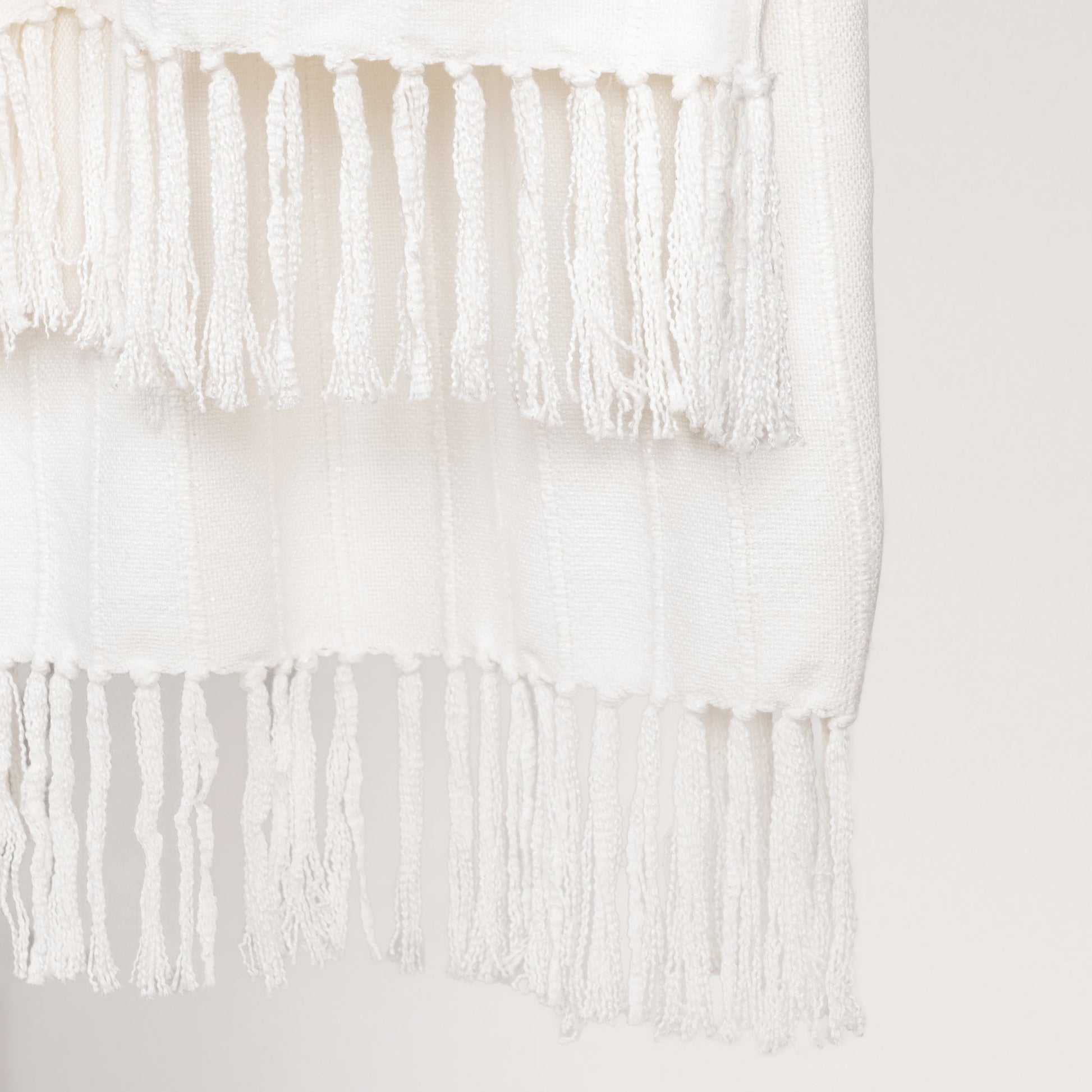 White 50% Cotton/50% Viscose Blankets & Throw TC Hunter 50x70 Throw Collection