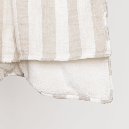 Ivory/Natural 100% Linen Blankets & Throw TC Atwater 50x70 Throw Collection