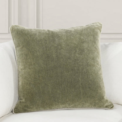 Moss 100% Cotton Velvet Solid SLD Heirloom Velvet Multiple Sizes Collection