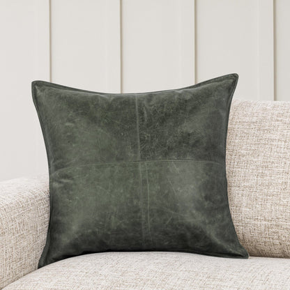 Acre Forest Green 100% Leather Solid SLD Leather Multiple Sizes Collection