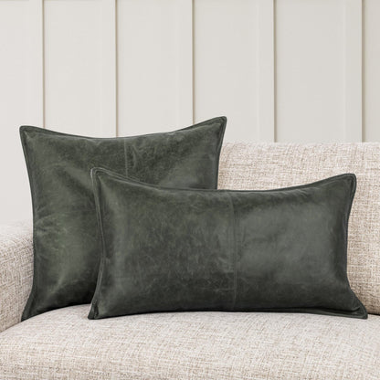 Acre Forest Green 100% Leather Solid SLD Leather Multiple Sizes Collection