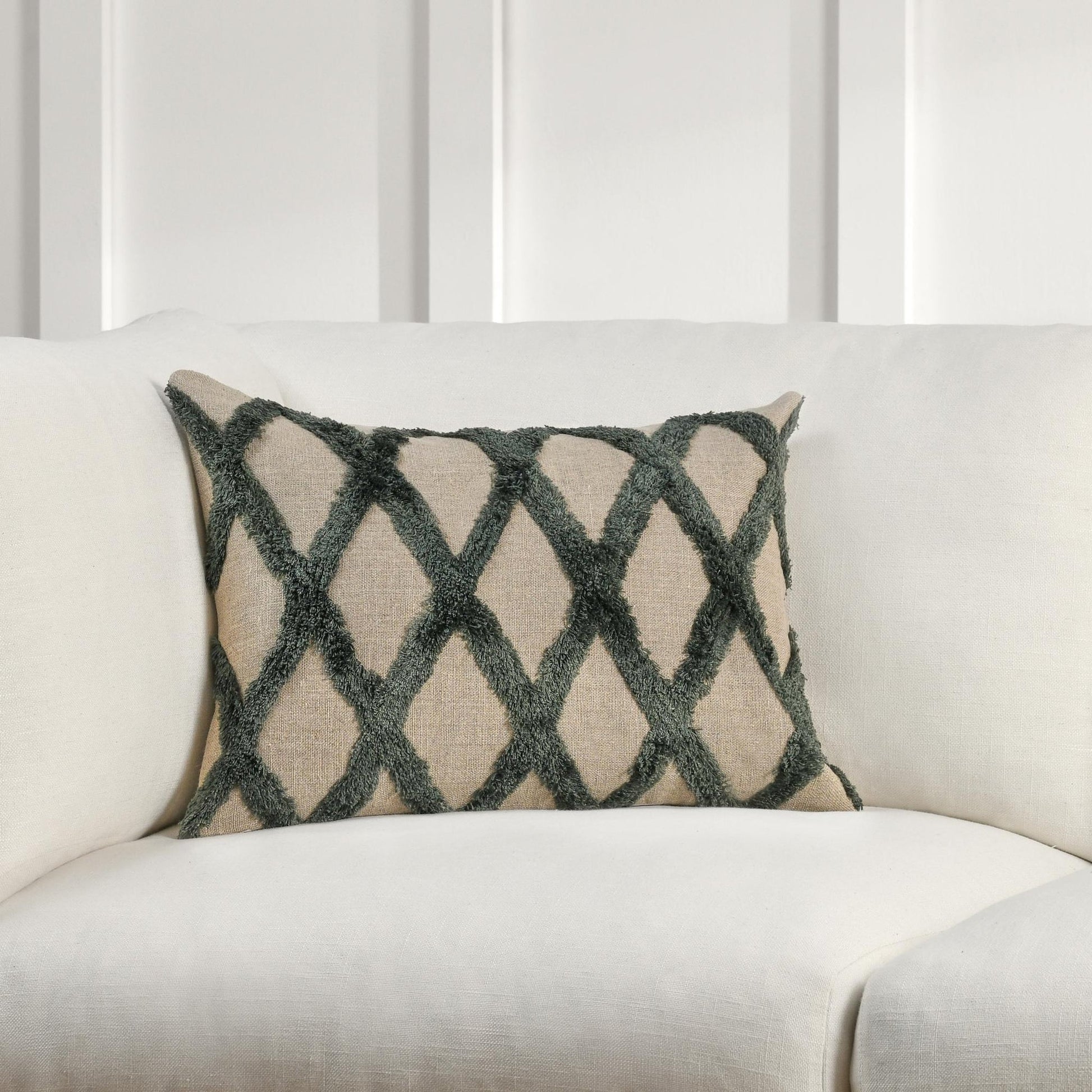 Forest Green Pattern DV Caro 14x20 Collection