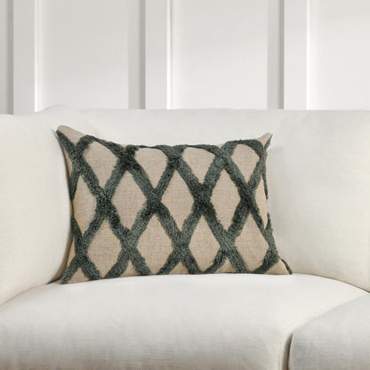 Forest Green Pattern DV Caro 14x20 Collection