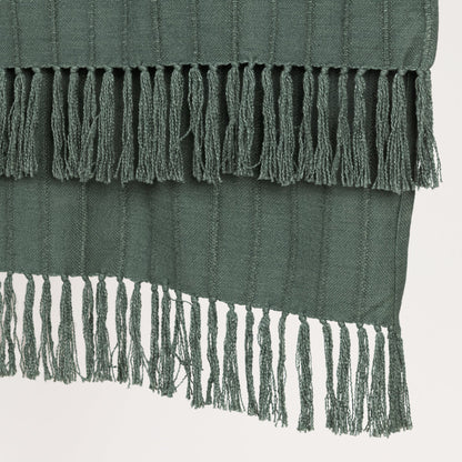 Forest Green 50% Cotton/50% Viscose Blankets & Throw TC Hunter 50x70 Throw Collection