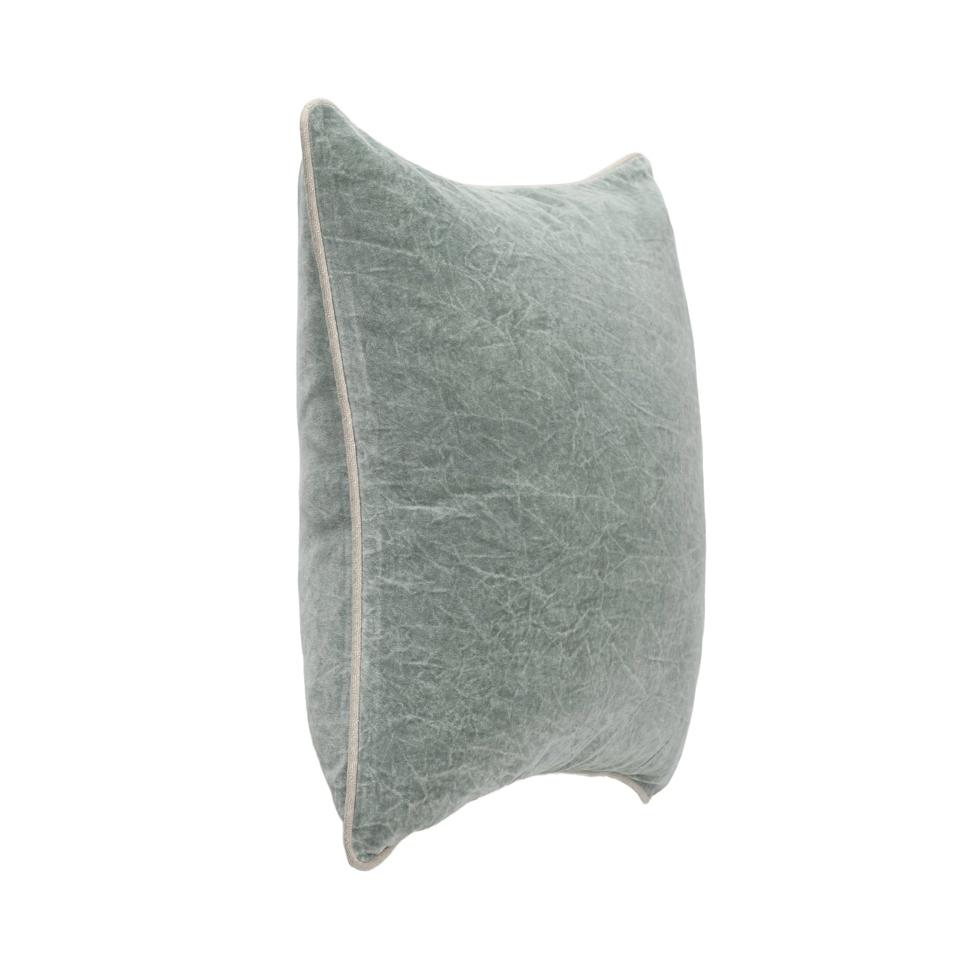 Bay Green 100% Cotton Velvet Solid SLD Heirloom Velvet Multiple Sizes Collection