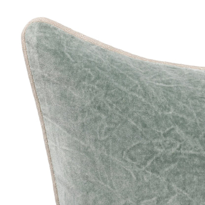 Bay Green 100% Cotton Velvet Solid SLD Heirloom Velvet Multiple Sizes Collection