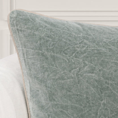 Bay Green 100% Cotton Velvet Solid SLD Heirloom Velvet Multiple Sizes Collection