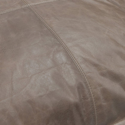 Sandstorm Taupe 100% Leather Solid SLD Leather Multiple Sizes Collection