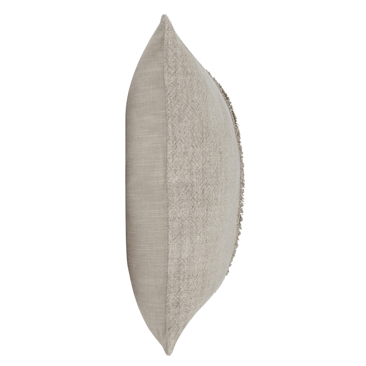 Taupe/Natural Cotton/Linen/Leather Pattern VC Steam 26x26 Collection
