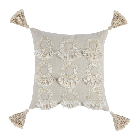 Natural 50% Cotton/50% Linen Blend Pattern CT Mansa 20x20 Collection
