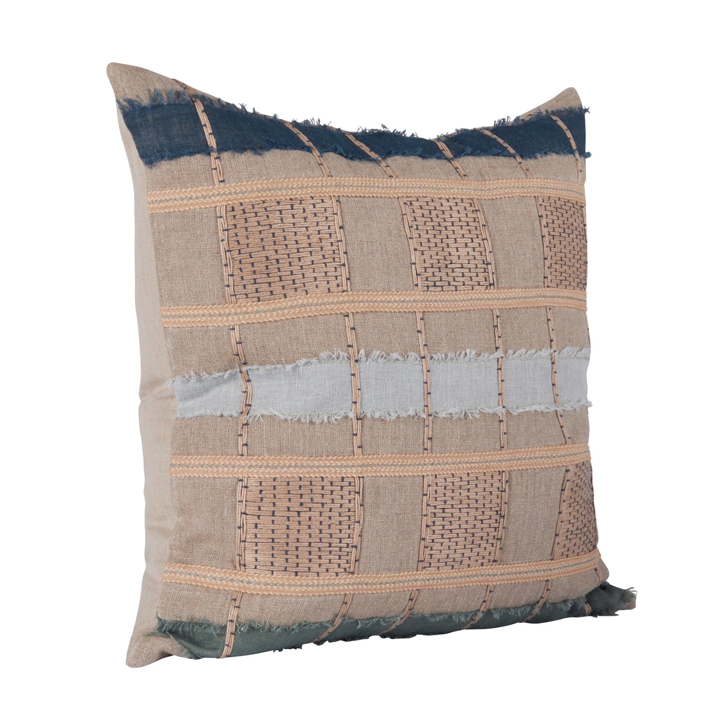 Natural/Blue Multi Pattern ML Stratton Multiple Sizes Collection