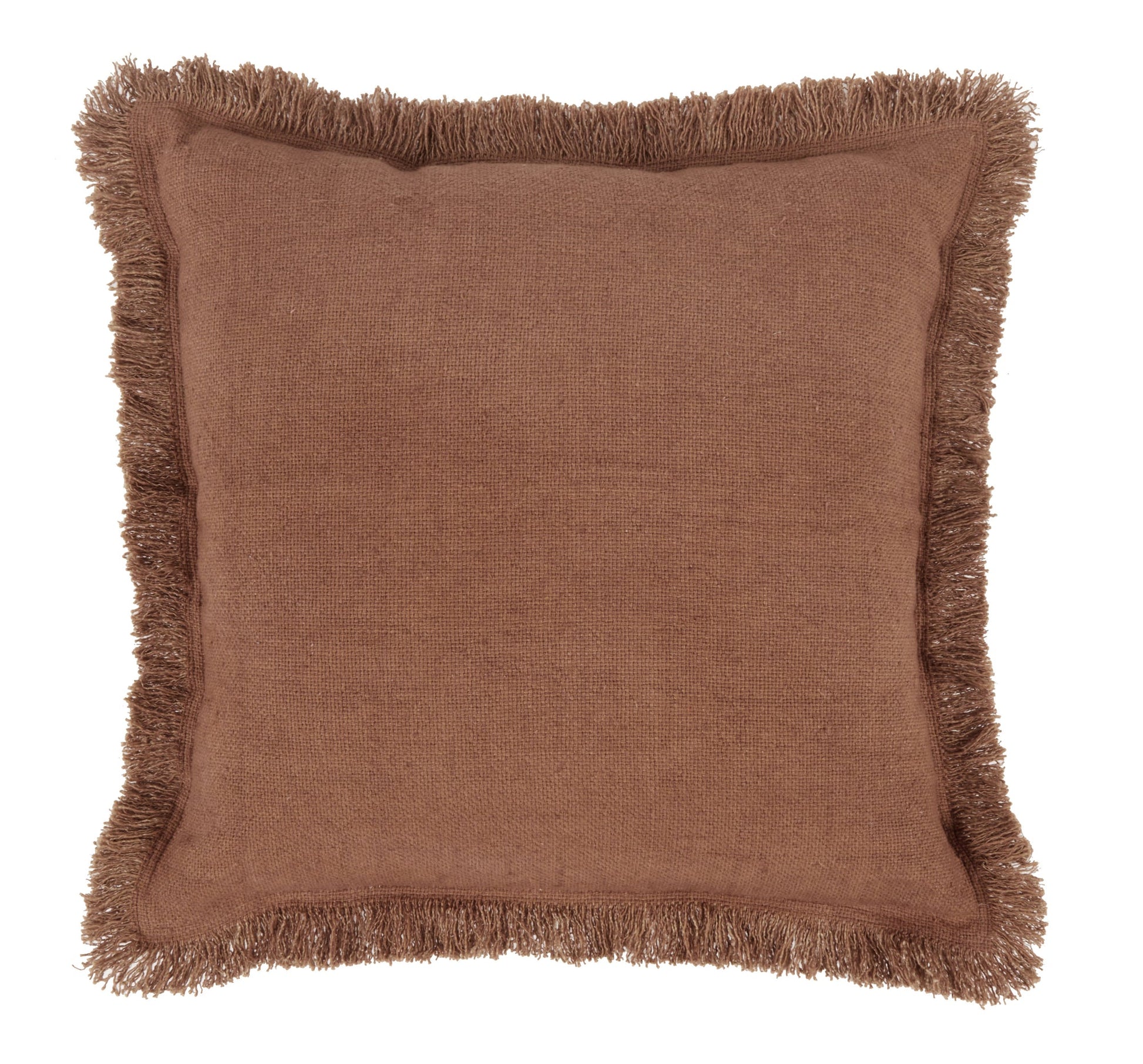Chestnut 60% Cotton Solid SLD Lauren 22x22 Collection