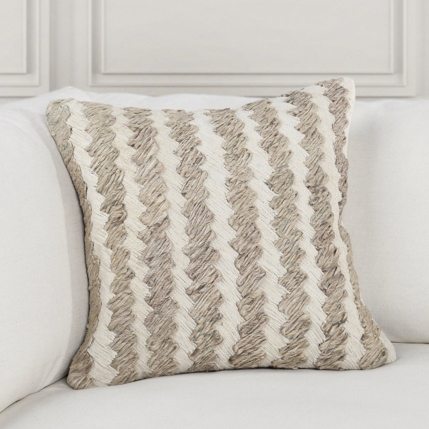 Ivory Pattern ML Burrows Multi 18x18 Collection