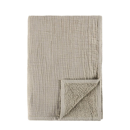 Natural 60% COTTON/40% LINEN Blankets & Throw TC Cardiff 50x70 Throw Collection