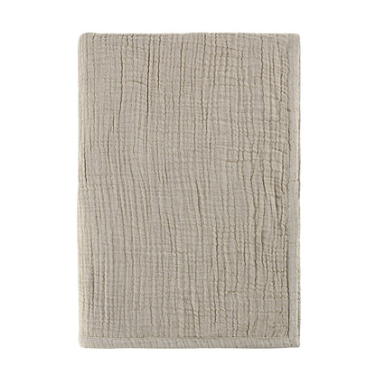Natural 60% COTTON/40% LINEN Blankets & Throw TC Cardiff 50x70 Throw Collection