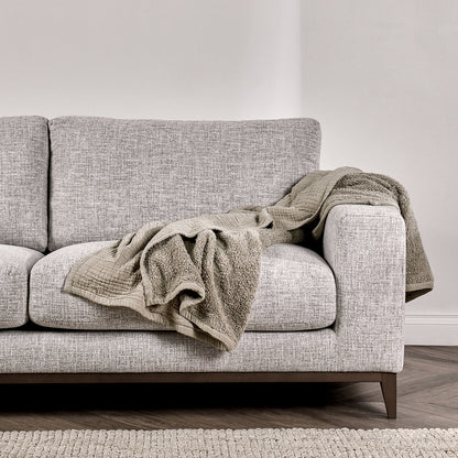 Natural 60% COTTON/40% LINEN Blankets & Throw TC Cardiff 50x70 Throw Collection