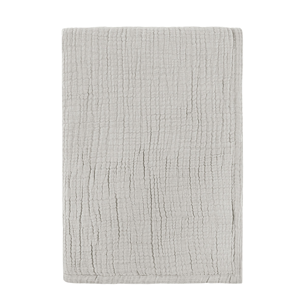 Gray 60% COTTON/40% LINEN Blankets & Throw TC Cardiff 50x70 Throw Collection