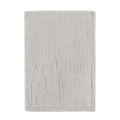 Gray 60% COTTON/40% LINEN Blankets & Throw TC Cardiff 50x70 Throw Collection