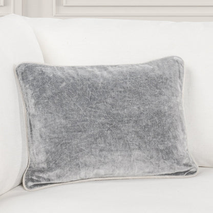 Stone Gray 100% Cotton Velvet Solid SLD Heirloom Velvet Multiple Sizes Collection